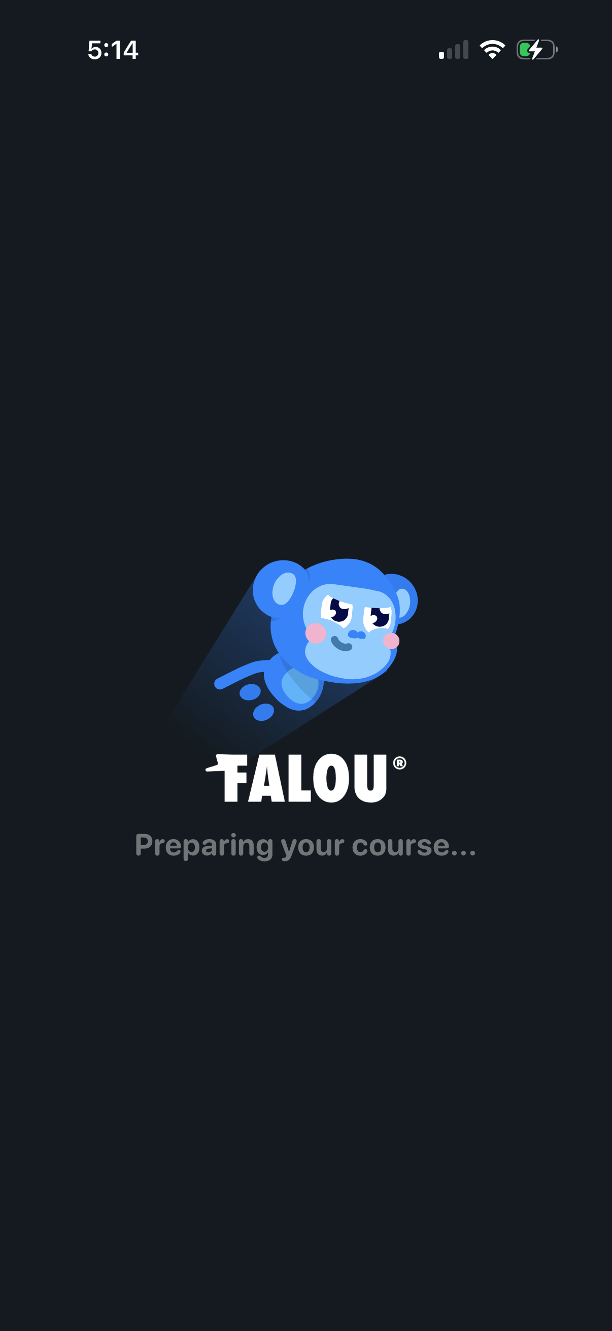 falou error screenshot